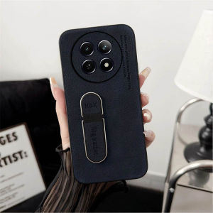Case Luxury Standing For Realme 12 5G Softcase Leather Mewah Slim Armor