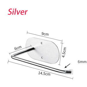 SUS304 Wall Mounted Paper Towel Roll Holder Hat Racks for Baseball Caps for Kitchen Bathroom Closet