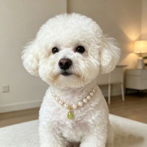 HISTO Water Droplet Pendant Cat Dog Choker Beaded Adjustable Dog Necklace Pet Accessories Luxury Cat Princess Necklace Kitten