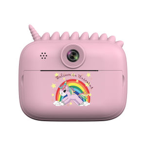 Childrens Instant Print Camera Kids Digital Camera With Printer Paper Camera Toy For Girls Boys Birthday Gift unicorn