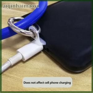 aiqinhaimaoyi 5 chiếc miếng dán dây đeo điện thoại di động kẹp vỏ điện thoại thẻ cố định chống mất nam kẹp trong suốt dây đeo điện thoại di động miếng đệm Mặt dây chuyền kết nối vỏ