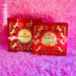 Bánh COOKIES Bơ thập cẩm Majestic mã đáo TC - LUXURY Bình Trà Gold Sang trọng hộp thiết 468g - 546g Tết an khang