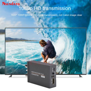 AHD TVI CVI CVBS signal to HDMI Adapter 4 in 1 Full HD video signal Converter Adapter for Coaxial Analog CCTV Security Camera