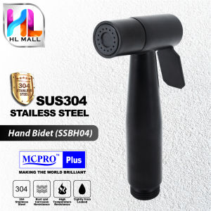 MCPRO PLUS Black Oxide Coated On Stainless Steel SUS304 Bathroom Faucet HAND BIDET SPRAY (SSBH04)