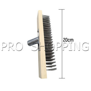 Pro แปรงลวดสเตนเลส แปรงลวดขัดพื้น สําหรับทําความสะอาดพื้น ทนทาน Stainless steel brush head