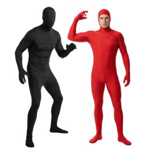 COUPLECOL Bộ đồ Spandex Zentai cho trẻ em và người lớn Áo choàng vô hình Bộ jumpsuit Bộ đồ liền thân bó sát Tính cách Trang phục Bộ đồ liền thân Trang phục Cosplay