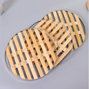 Tatakan Kayu Pengukus Makanan / Tatakan Nampan Piring Tahan Panas Bahan Kayu