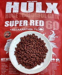 HULX SUPER RED chính hãng - Thức ăn cao cấp cho cá vàng: Thúc đẩy tăng trưởng và hoàn thiện màu sắc chiết tiết trên từng vảy bổ sung giàu vitamin