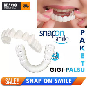 Gigi Palsu Instant Snap On Perfect Smile Senyum Sehat dan Cantik Pada Gigi yang Bernoda Berjeda / TEMPTOOTH 50PCS Hilang Gigi Tiruan yang Estetik Miliki Senyum Cantikmu dengan Snap On Smile