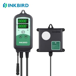 INKBIRD ตัวควบคุม CO2ใน ICC-510พร้อมช่องจ่ายไฟ2ช่องสำหรับเครื่องกำเนิด CO2และเครื่องควบคุมสัญญาณเตือน CO2โมดูลสูงและต่ำทั้งกลางวันและกลางคืน