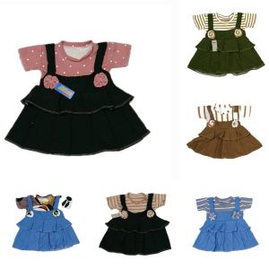 DRESS ANAK PEREMPUAN 1-2 TAHUN MURAH MERIAH DRESS KODOK TINGKAT ADK