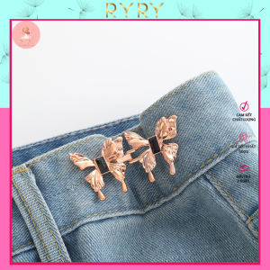 Khóa Cài Thắt Lưng Quần Jean / Chân Váy Jean Tháo Rời Được Hình Cánh Bướm Thời Trang