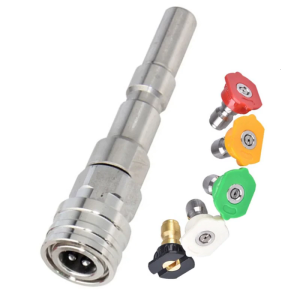 High Pressure Car Washer Adapter Converter Washing Accessory Foam Cannons Adapter 1/4in Quick Connect for Nilfisk KEW