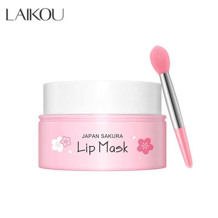 LAIKOU Japan Sakura Lip Mask Diminishing Lip Lines Cherry blossoms ...