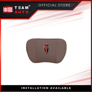 TeamAutoCare TAC40375 Hong Qi Cars Headrest and Cushion Set (Brown)