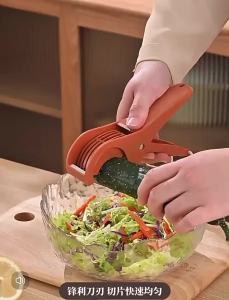 New kitchen stainless steel vegetable and fruit slicer   Multifunctional Vegetable Salad Fruit Slicer [ Free Shipping ]