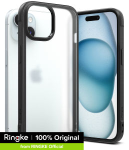 Ringke Fusion đậm tương thích với iPhone 15 trường hợp bìa nắm chắc khung phong cách chống Vàng rõ ràng Cứng trong suốt trở lại chống sốc bội thu