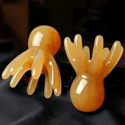 Cây massage da đầu hình bạch tuộc giúp thư giãn kích thích tuần hoàn máu (bằng nhựa)