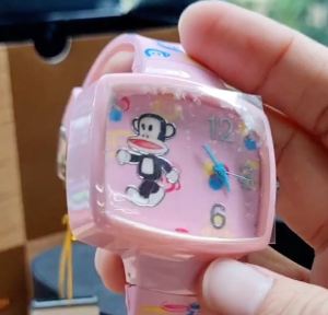 Paul Frank Analog Quartz Movement with Silicon Band Watch PFFR969-03D Pink