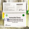 Antasida Doen Tablet - Obat Maag / Asam Lambung / Perut Kembung / Nyeri Ulu Hati / Mual Muntah / Nyeri Lambung Yang Disebabkan Oleh Kelebihan Asam Lambung (Box 100 Tablet). 