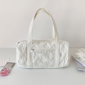 SEA YADOU กระเป๋าสะพายไหล่ผู้หญิงกระเป๋าสะพายไหล่ความจุขนาดใหญ่พร้อมโบว์สำหรับการเดินทางพักผ่อน