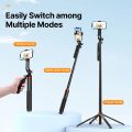 Ulanzi MT44 Plus (MA09) Selfie Stick ไม้เซลฟี่ ขาตั้งกล้อง 1.8 ม. ต่อไฟเซลฟี่ ไลฟ์สด มีรีโมทบลูทูธ. 