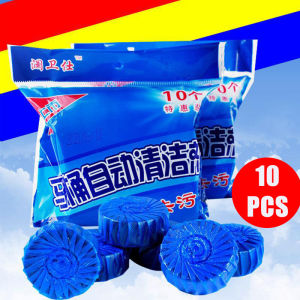 10pcs Blue Toilet Cleaner Jasmine Fragrance Toilet Cleaner Is Universal For Toilet Cleaning