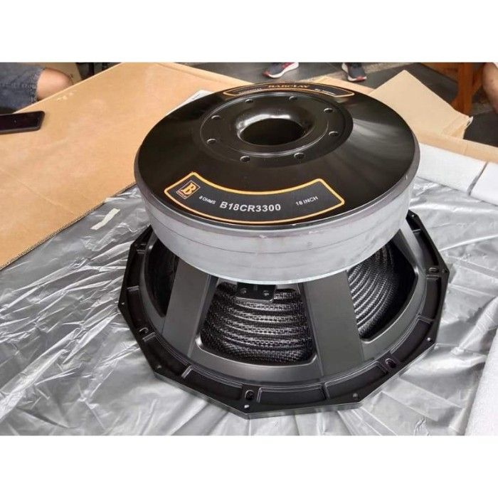 SPEAKER KOMPONEN BARCLAY B18CR3300 18 INCH ORIGINAL CARBON TRIPLE MAGNET HOREG