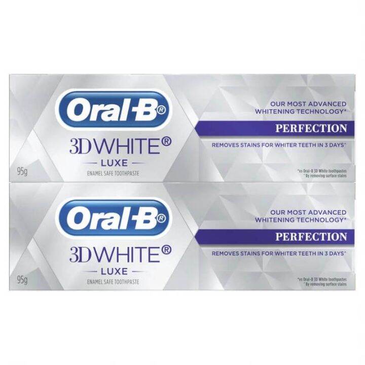 Oral-B 3D White Luxe Perfection Toothpaste BP (95g X 2) | Lazada