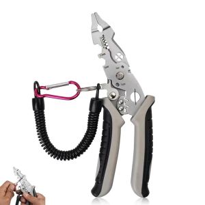 Kìm Tuốt Dây Điện Đa Năng 12 Trong 1 Quấn Dây Tách Dây Vặn Đai Ốc Loại 1 (Tặng Dây Đeo Móc Khoá)