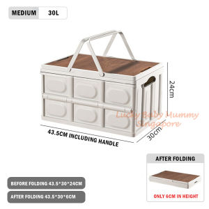 Outdoor Multi-functional Wooden Cover Storage Box Heavy Duty Foldable Storage Box for Camping Use Fishing Box Rainbow Culture