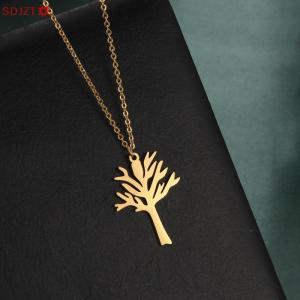 🚚【Local Express Delivery】🚚 Titanium Steel Tree Of Life Pendant Necklace Hip Hop Style High Quality Stainless Steel Jewelry For Men And Women