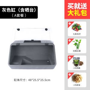 Terrapin Tank Turtle Tank with Brazilian Turtle Villa Aquatic and Terrestrial Tank