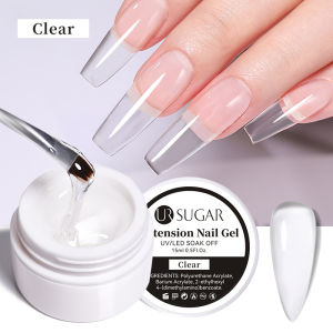 UR SUGAR 15ml Clear Nude White Non Stick Extension Nail art Gel Polish Hard UV Construct Nail Art Building Gel Acrylic Varnish