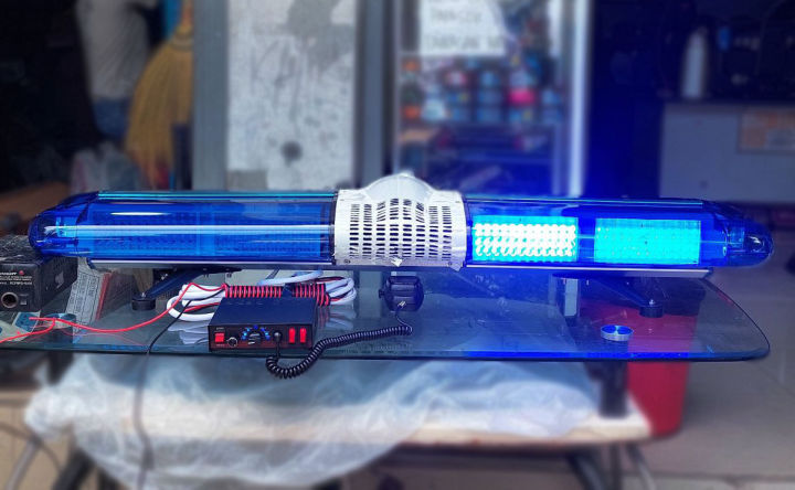 All Blue Ambulance Blinker Light With Siren | Lazada PH