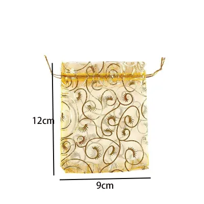 20/100pcs Organza Candy Gift Packing Bags Bow Gauze Bag Jewelry Gifts Pouches Drawstring pouch Beg Gula-gula Perkahwinan