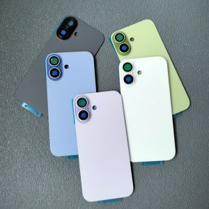 High Quality Rear Glass Case With Magnetic For 17 + Camera Lens Replacement Repair Back Door Housing Battery Cover