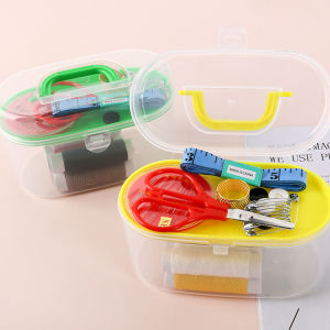 HOMEKARE Portable Household Sewing Tools Full Set Practical Sewing Kit Cotton Thread Knitting Needles Thimble Scissor DIY Craft Sewing Quilting Set Travel Sewing Box