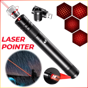 NO LIMIT TaffLED Laser Pointer Merah Presentasi Jarak Jauh Di Cas Charger Baterai 1MW 650nm YL-301