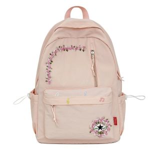 AE New trendy large-capacity simple backpack for students in middle and high school versatile school bag travel backpack laptop bag