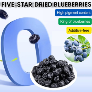 Changbai Mountain Five Star Dried Blueberries Dried Blueberries Additives Anthocyanins Eye Protection Blueberry Dried 蓝莓干