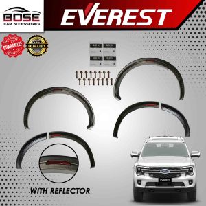 Fender Flares for Ford Everest Trend & Ambiente 2016 2017 2018 2019 2020 2021 2022 / 2023 Onwards Model with Reflector OEM Car Accessories Accessory Splash Cover Reflective
