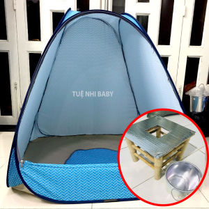 Lều xông hơi chui đầu+combo ghế xông vùng kín