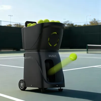 Upgraded PT-Smart Pri Tennis Ball MachineAuto Serving LauncherPortable Pro Training GearIdeal For Solo Tennis Practic