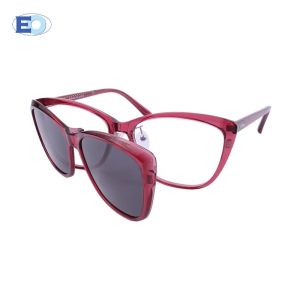 EO Instyle with Clip On IN22056 Frame with Free Multicoated Lens for Men and Women
