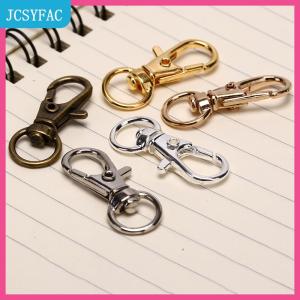 JCSYFAC 10 cái kẹp xoay kẹp móc khóa kẹp tôm hùm móc vòng Chìa Khóa Móc phát hiện đồ trang sức tự làm