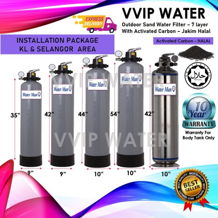 Waterman Outdoor Sand Water Filter With Installation KL and Selangor and Seremban Only Fast