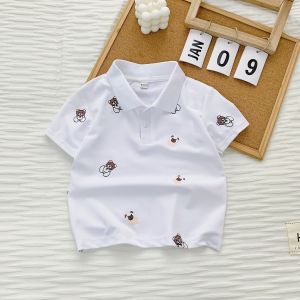Áo Polo in hình gấu trúc SUMOKIDS Áo polo cộc tay cho bé trai từ 10-26kg.