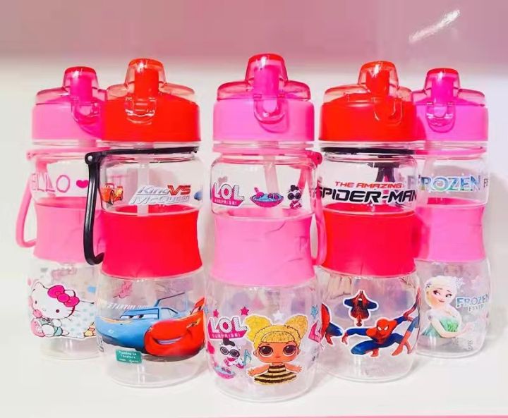 3688# Disney Cartoon Water Bottle Unbreakable Tumbler For Kid Student ...