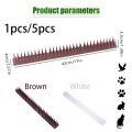 Alat duri pengusir kucing Anjing / Paku anti kucing Plastik Anti Kucing paku Anti burung Merpati Wall Spike Anti-Climbing Spike Wall Anti Maling Panjat Tembok Pagar Kawat Duri Garden Pest Repeller Pigeon Cat Deterrent Garden Security Deterrent Tool. 
